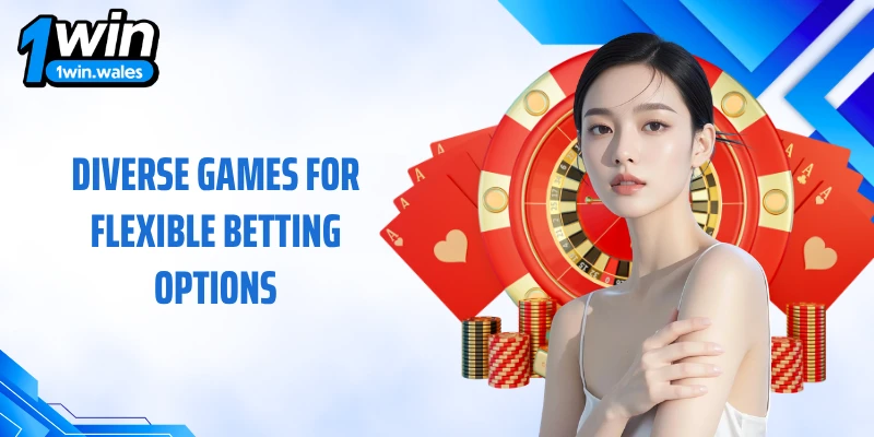 Diverse games for flexible betting options